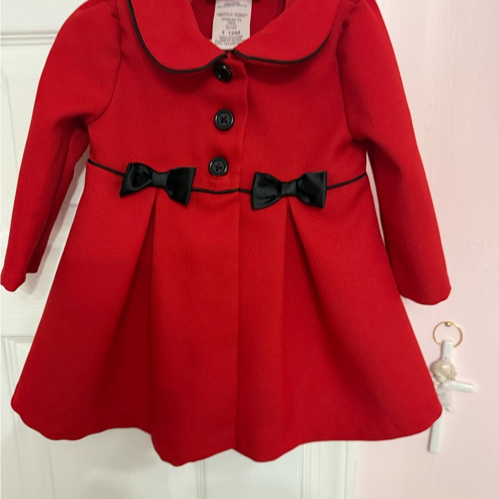 Bonnie Baby Red jacket with Black Accents